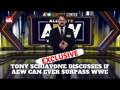 Tony Schiavone discusses if AEW can ever surpass WWE