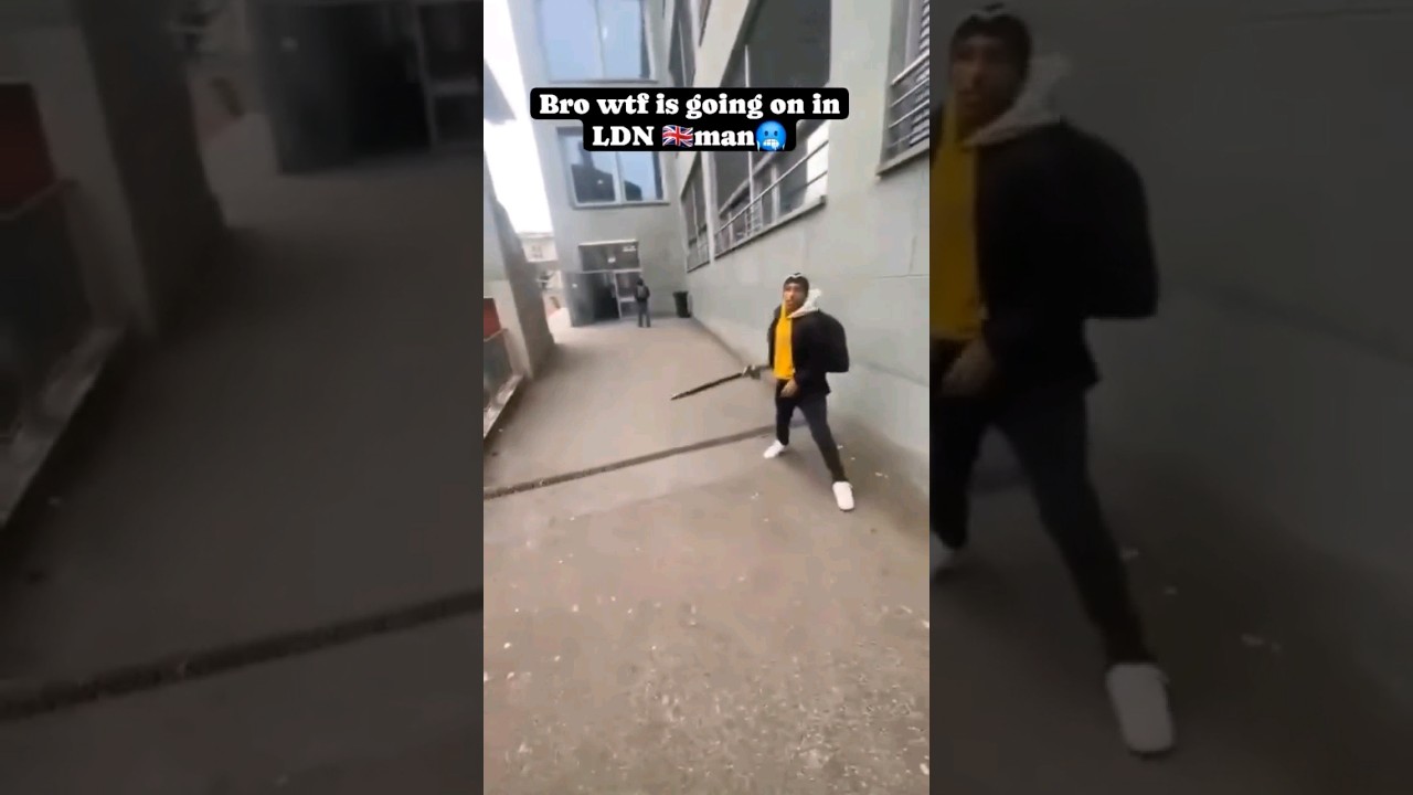 He carrying a sword in his jacket😭 