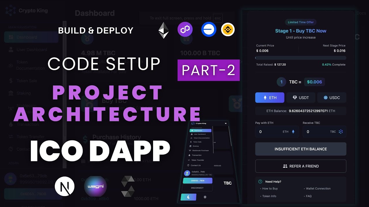 Build & Deploy Multi-Currency ICO, Staking & Referral Project ...
