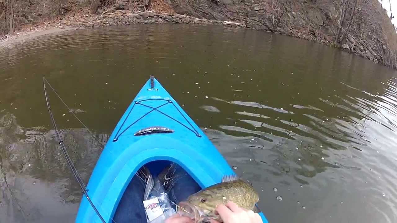 Rondout Creek Hudson River Smallmouth Kayak Fishing YouTube
