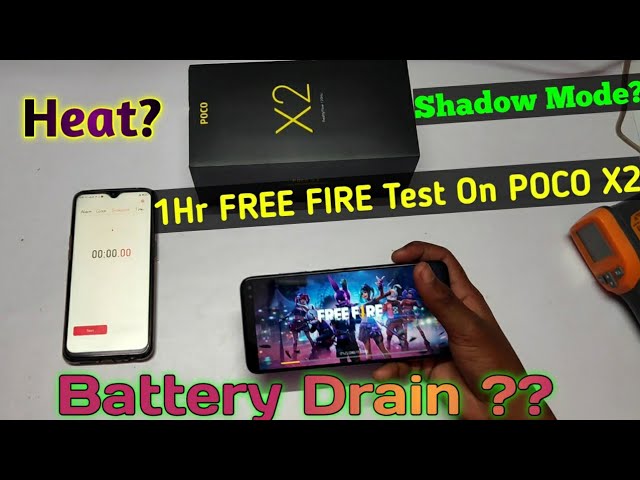 Poco X2 Game Play Test 1hr Free Fire Test On Poco X2 Poco
