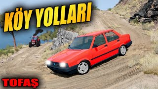 TOFAŞ İLE KÖY YOLLARINA DALDIM // BeamNG.drive // Diy Arduino steering wheel set