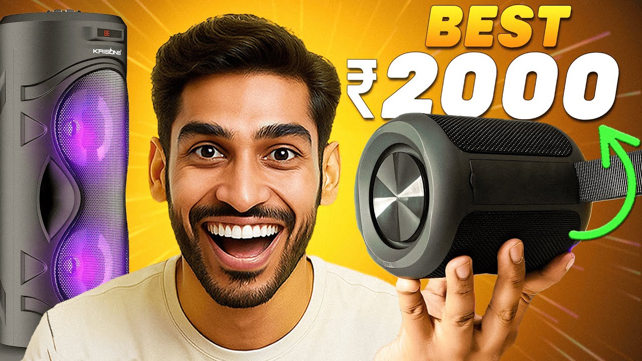 Top 5 Best Bluetooth Speakers Under ₹2000 in 2025🔥|| Best Bluetooth ...