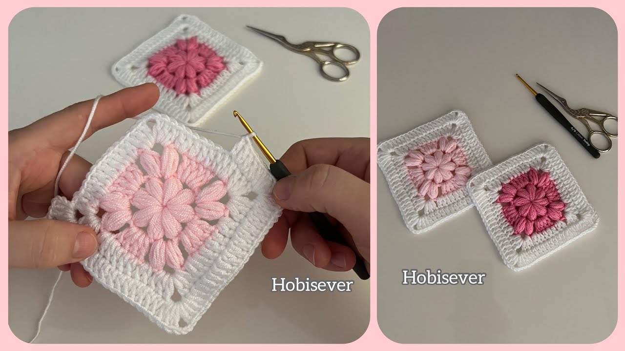 Легкая схема вязания крючком детского одеяла для начинающих