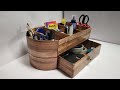 Diy desk organiser  best out of waste  craft nifty creations