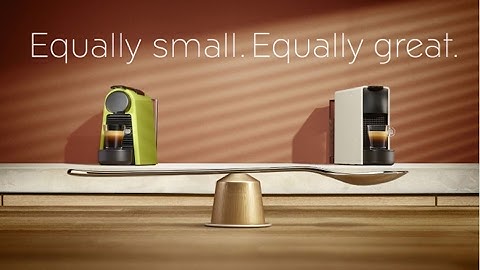 New Nespresso Essenza Mini machine: How to program coffee sizes