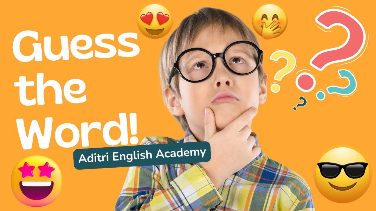 🎯 Emoji Word Challenge | Learn English with Fun | 😃 Guess the Simple ...