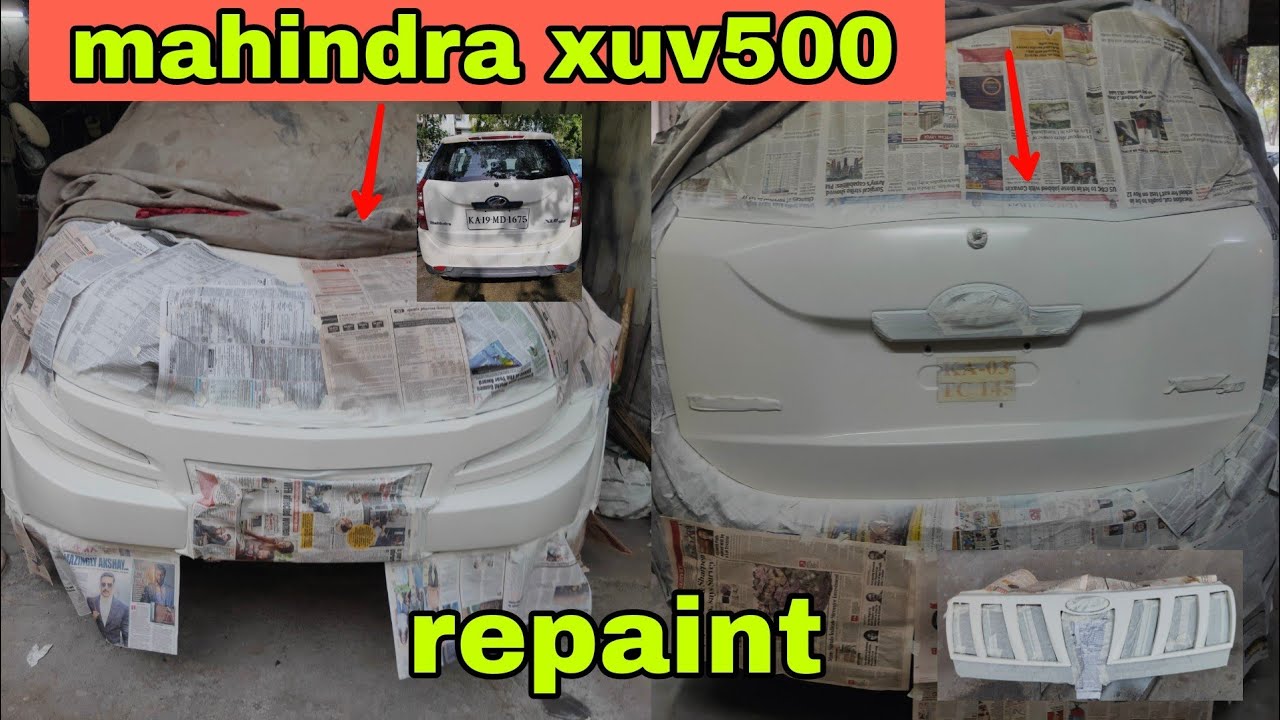 mahindra xuv500 Dent Paint Befor And After Mumbai YouTube