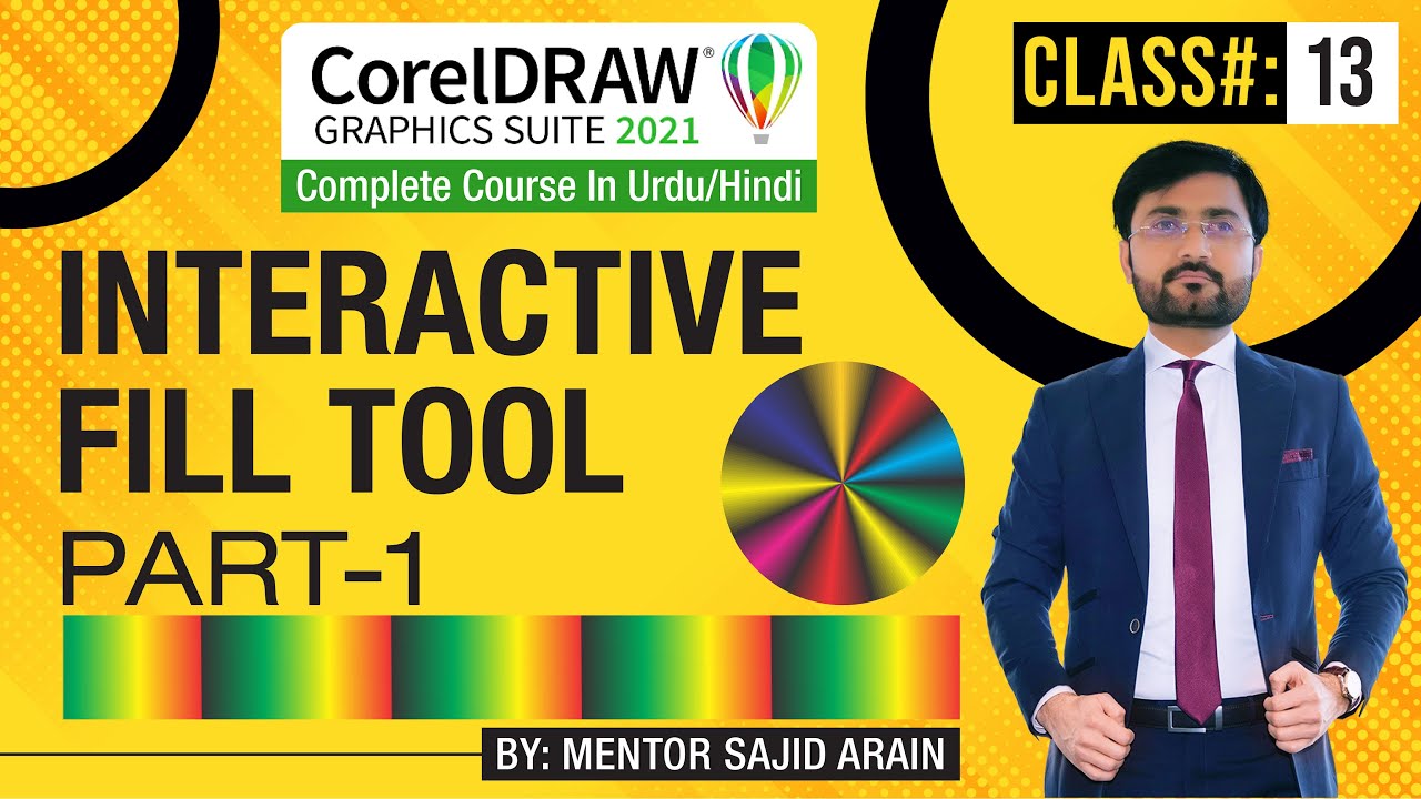 Interactive Fill Tool in CorelDraw (Part-1) CorelDraw 2021 Complete ...