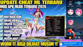 CHEAT ML TERBARU 2026 ANTI BANNED - MOD MENU MAP HACK MOBILE LEGENDS UNLOCK ALL SKIN TERBARU