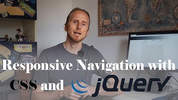 Responsive Navbar with CSS and JQuery