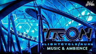 TRON Lightcycle Run Music & Ambience | Magic Kingdom | Relax, Study, Sleep 4K