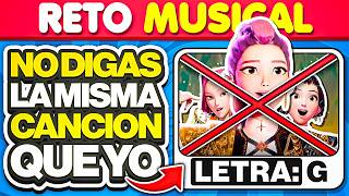 🤔🔥Reto: NO digas la Misma Canción que YO 😱❌ ¿Podrás llegar al final? | TriviaTime TV