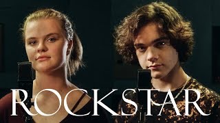 Video thumbnail of "Post Malone - Rockstar ft. 21 Savage (Cover by Alexander Stewart & Serena Rutledge)"