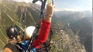 Dans le ciel de Chamonix… en parapente !