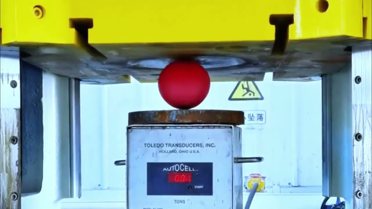 Servo Screw Press: Balloon Striking to Prove Strike Control Precision