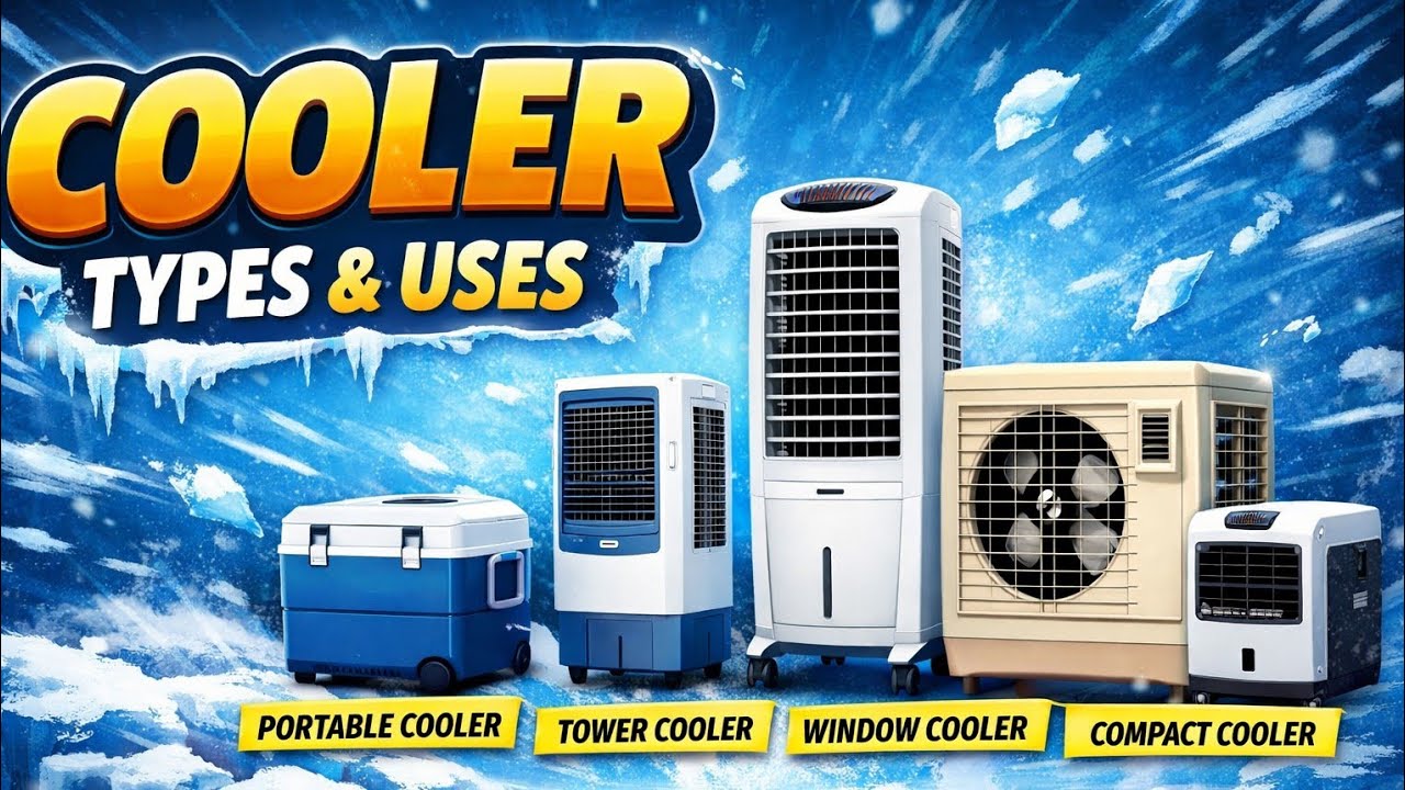 Different Types of Air Coolers & Their Best Uses | Best Cooler in 2026