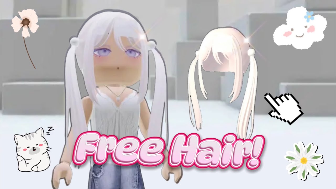 New UPCOMING Free Hair! How to get the FREE Pretty White Pigtails Hair ...