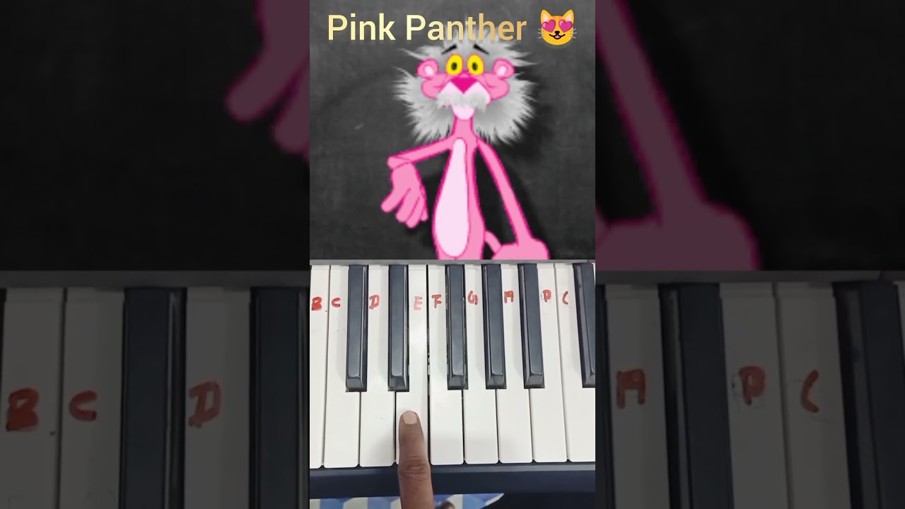 Pink Panther 🤩 on 🎹 