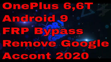 OnePlus 6,6t Android 9 FRP Bypass ,Remove google account
