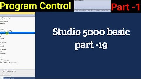 Studio 5000 Basic PLC Programming || FIFO || Program Control