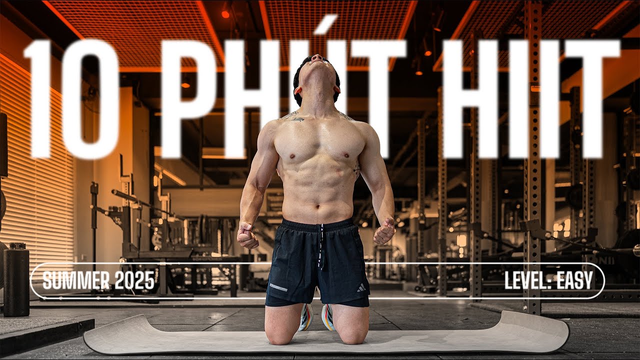 10 Phút HIIT Mức: Dễ // Tập tại nhà mỗi ngày (KHÔNG NHẢY) | Siết Khô Toàn Thân Hè 2025 | SHINPHAMM