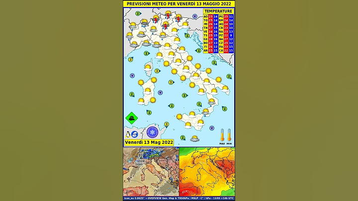 METEO FLASH – Venerdì 13 Maggio – Caldo e Soleggiato con Temporali sulle Alpi