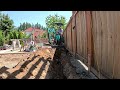 Digging a Trench for the New Shed