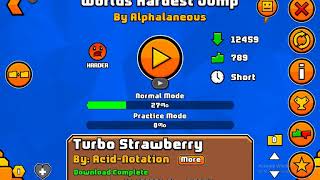 Worlds hardest jump 100% | By: alphalaneous screenshot 2