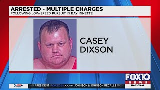 Police use taser on man following low-speed chase
