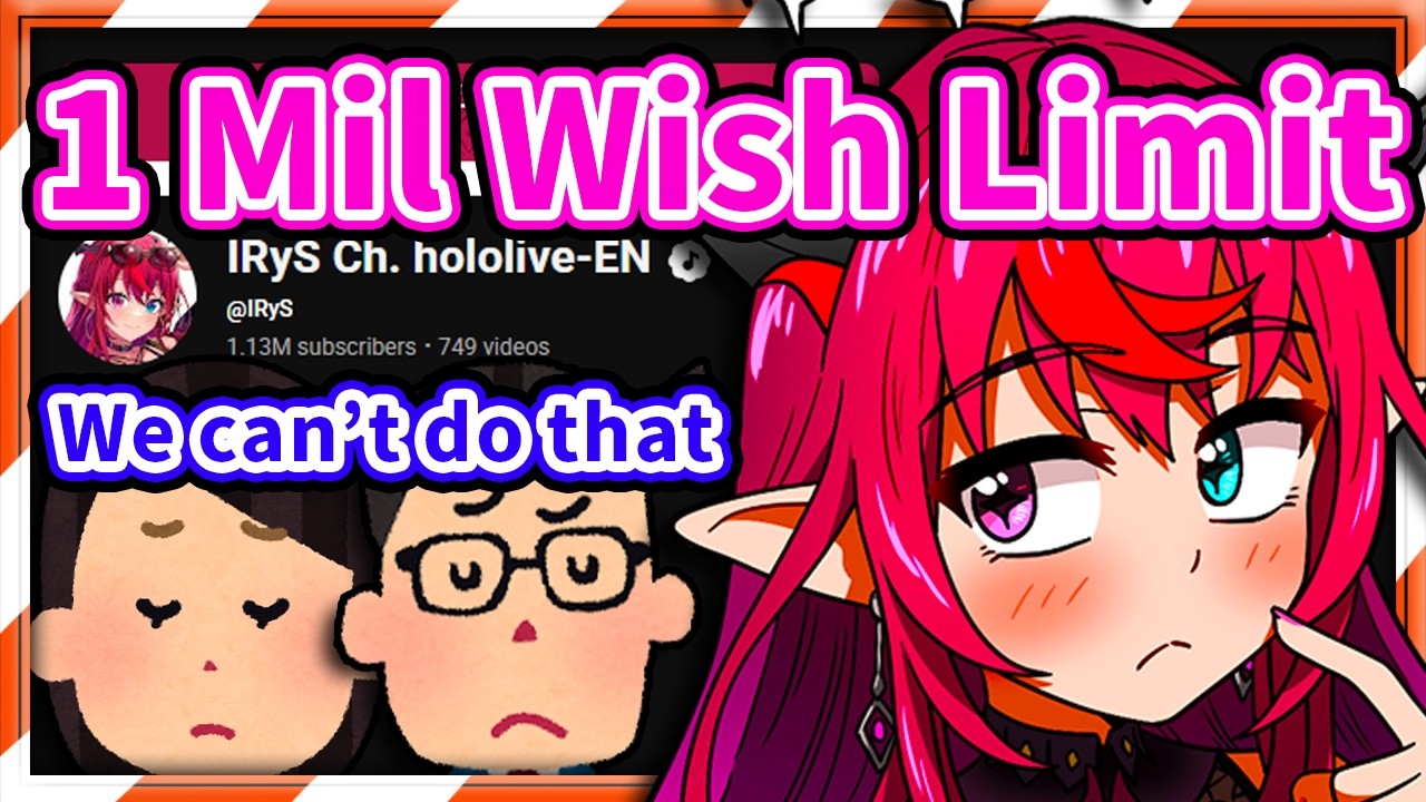 The Limit of Holo Members' 1 Million Subscribers Wish 【IRyS / HololiveEN】