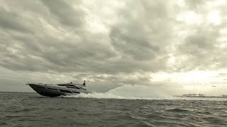 Chasing Pershing 9X Yacht "Stallion"  Fort Lauderdale Florida February 12, 2023 Regal Princess