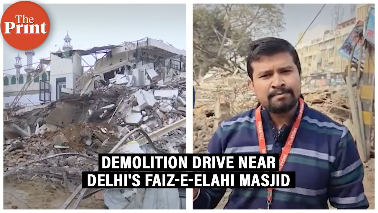 Stone-pelting following late-night demolition drive near Delhi mosque, cops injured