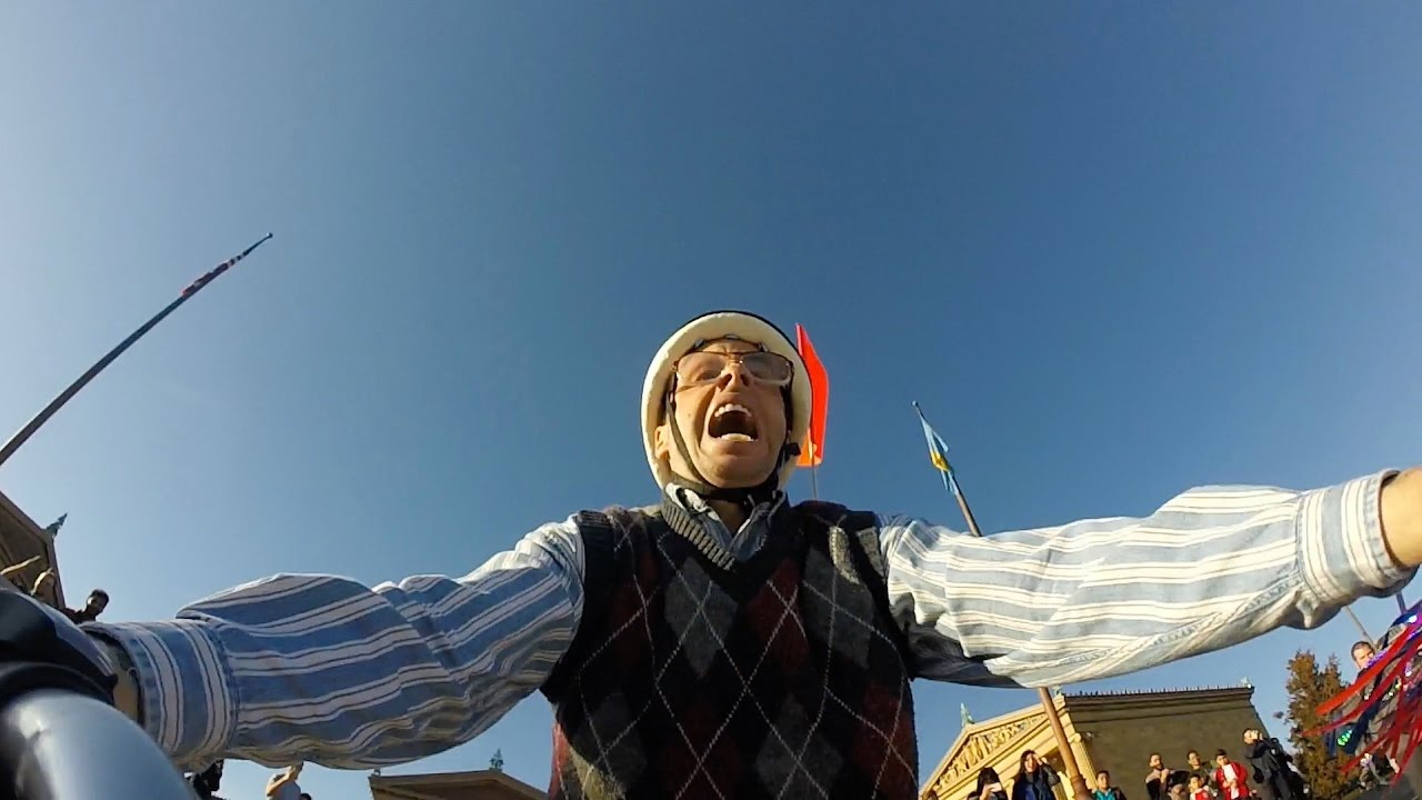 pranks to do on your mom NERD RIDES DOWN ROCKY STEPS ON A BICYCLE!