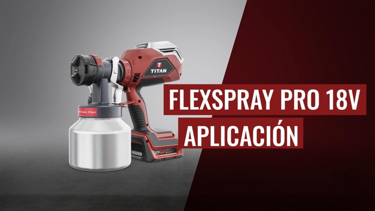 Aplicación - FlexSpray Pro 18V
