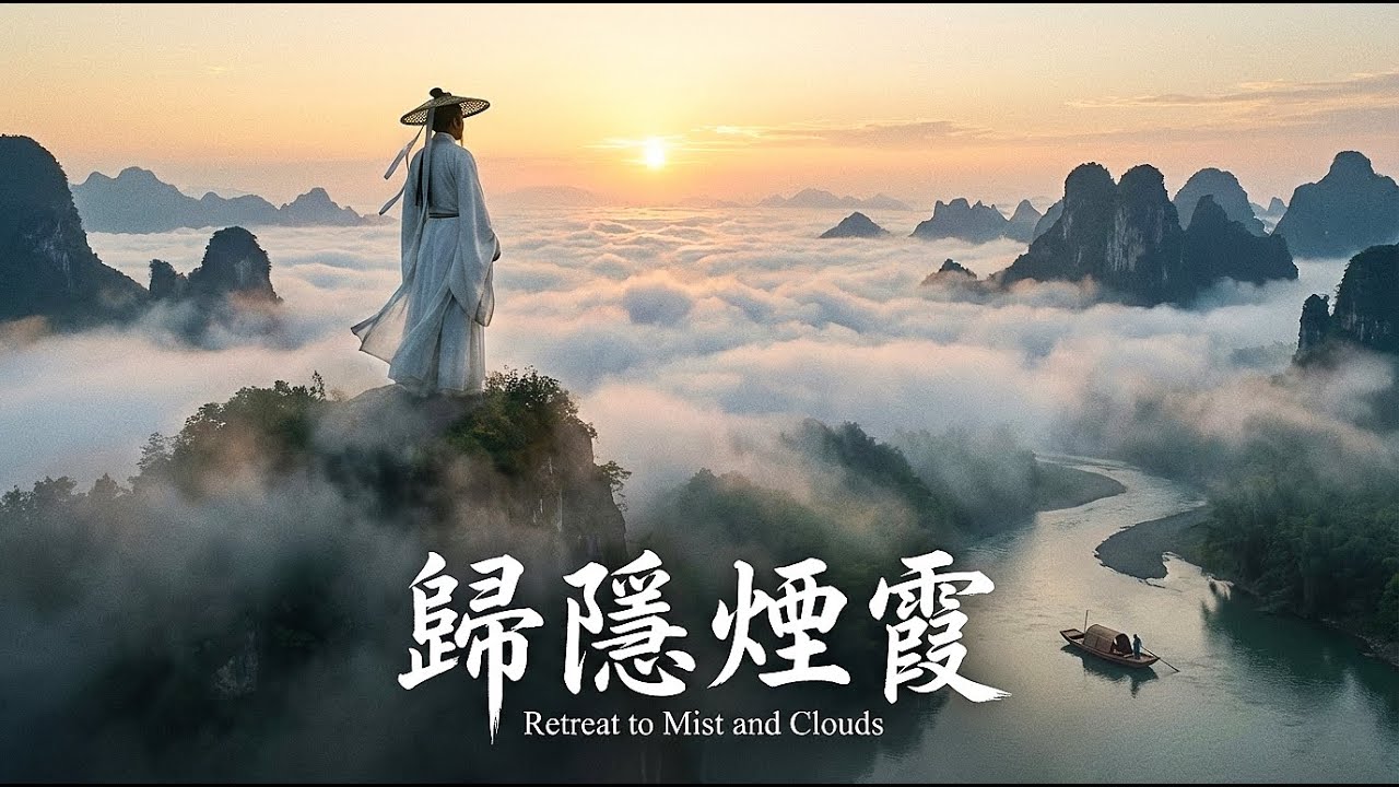 歸隱煙霞 Retreat to Mist and Clouds | 唯美古風歌曲 Relaxing Chinese Song | 煮茶聽松，一夢江湖