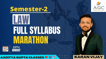 LAW FULL SYLLABUS MARATHON | B.COM | SEM 2 | CALCUTTA UNIVERSITY #semester2  #bcom