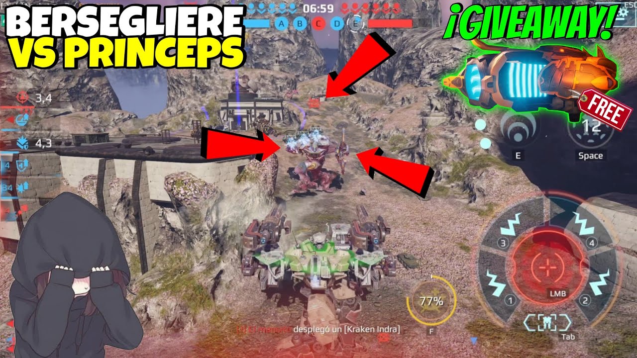 Bersegliere Vs Princeps - ¡Este es el mejor jugador con este titan! 😱 | War Robots 