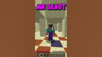 NOOB vs MR BEAST: Minecraft Parkour (Running Out Of Time) #shorts