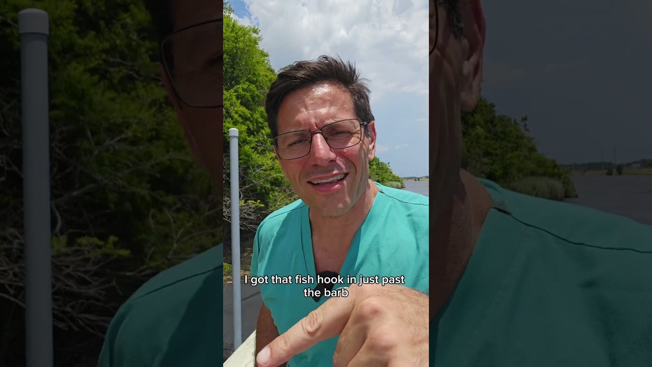 Catch a big fish? Here is the technique used in emergency medicine to remove it safely