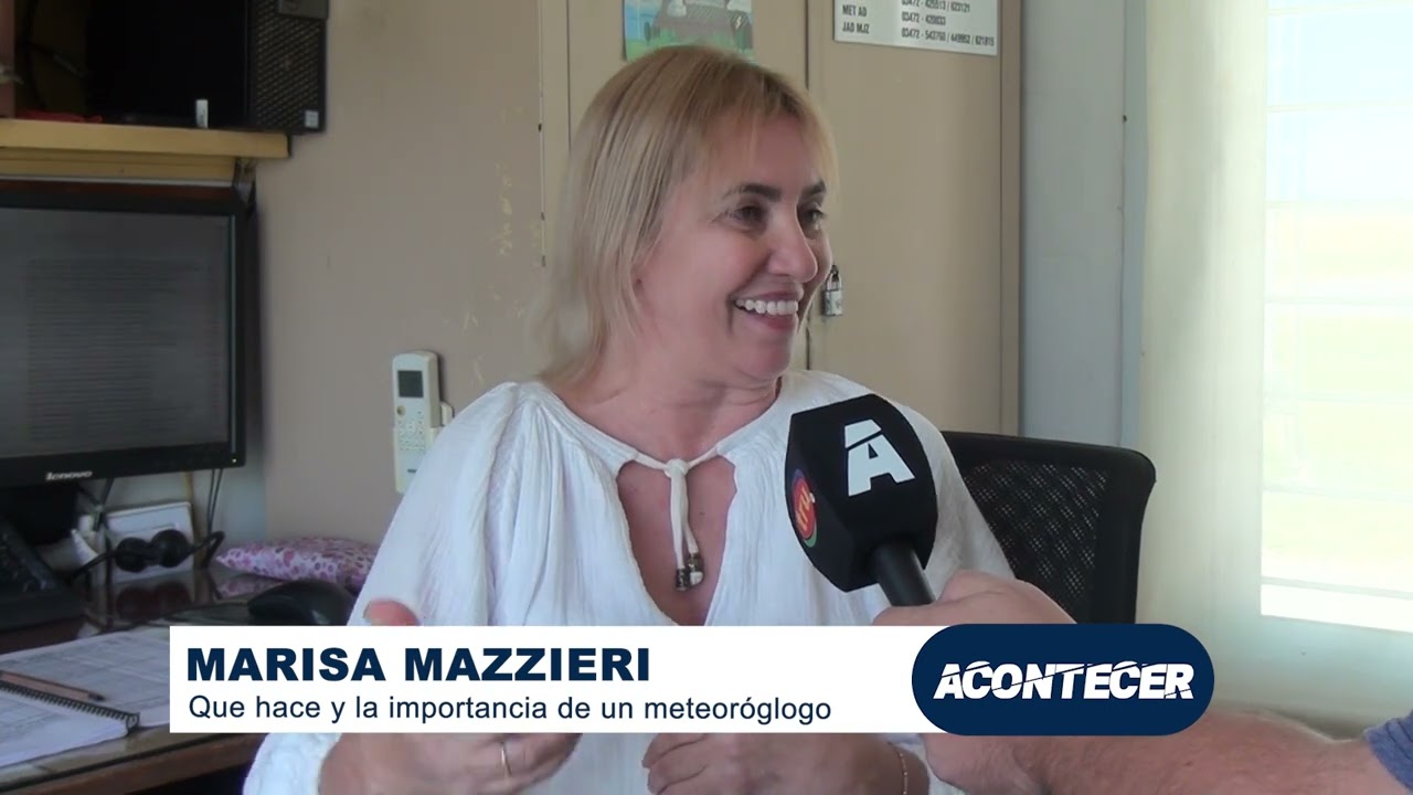 Marcos Juárez: Hoy es el Día del Meteorólogo en nuestro país. Dialogamos con Marisa Mazzieri