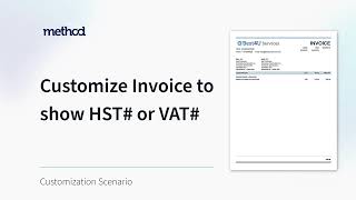 Add an HST/VAT number to your QuickBooks invoice