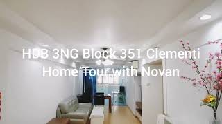 HDB 3NG Block 351 Clementi Home Tour