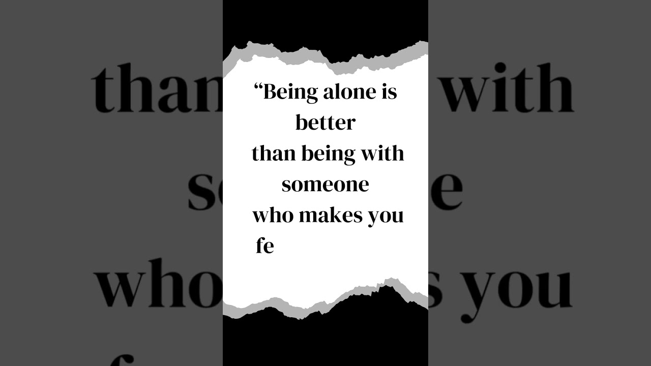 Choose Self Respect Over Loneliness ❤️ 🔥 