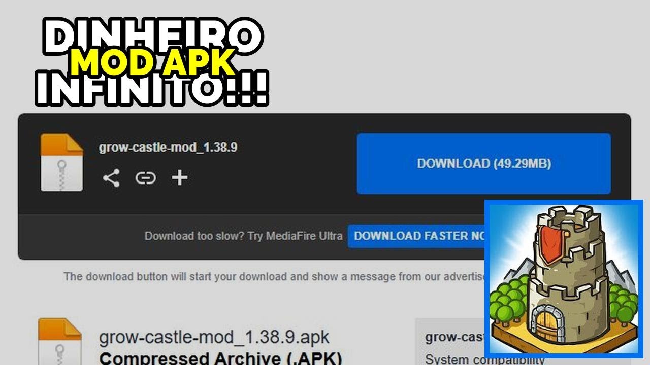 🔥GROW CASTLE MOD APK DINHEIRO INFINITO🔥(atualizado 2026)