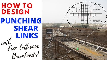 How to Design Punching Shear Links | Free Software Download