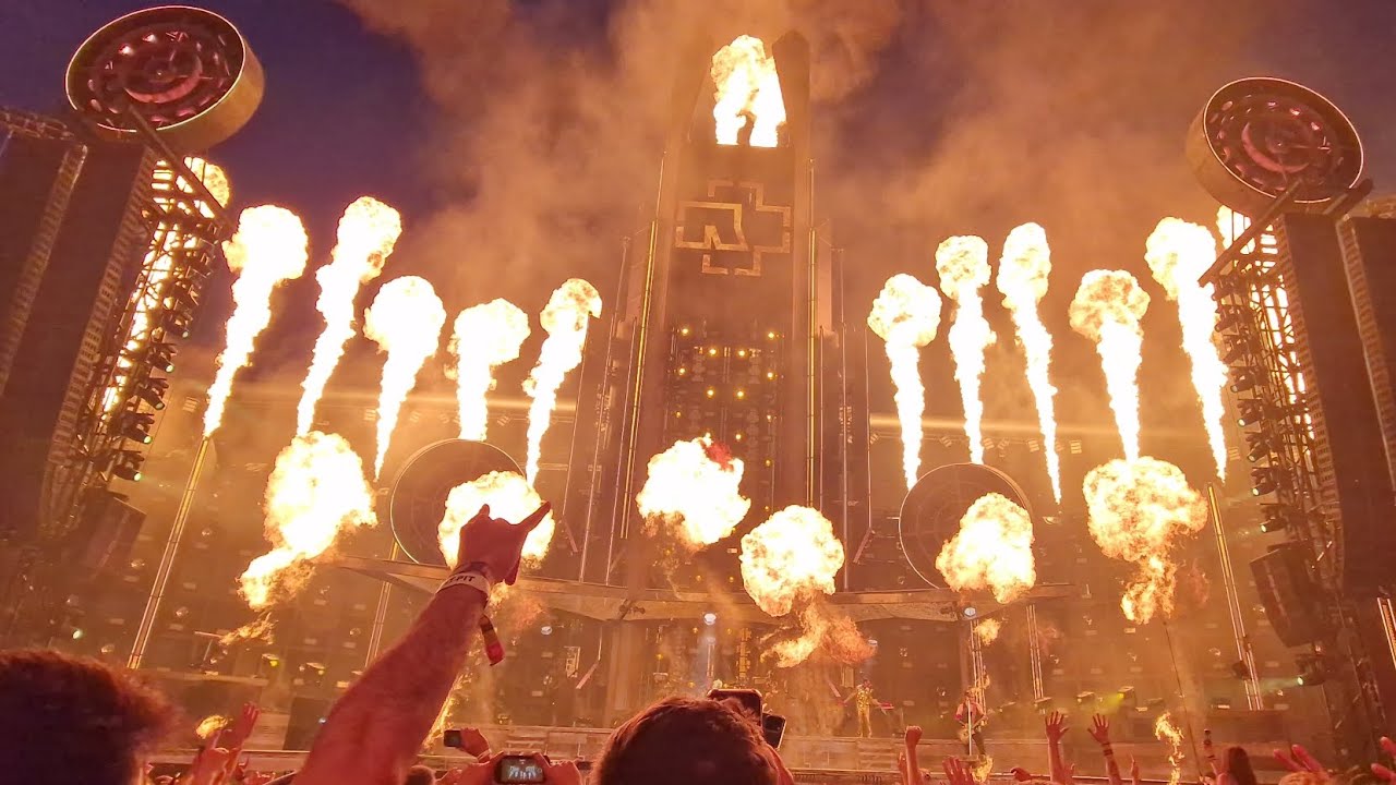 Rammstein Sonne Live Feuerzone Bern - YouTube