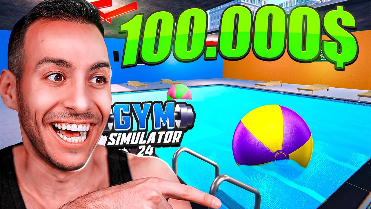 ΕΦΤΙΑΞΑ ΠΙΣΙΝΑ ΣΤΟ ΓΥΜΝΑΣΤΗΡΙΟ ΜΑΣ | GYM SIMULATOR 24 #5