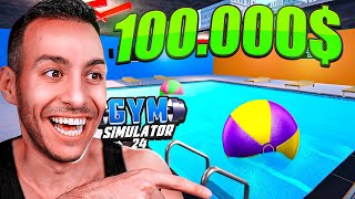 ΕΦΤΙΑΞΑ ΠΙΣΙΝΑ ΣΤΟ ΓΥΜΝΑΣΤΗΡΙΟ ΜΑΣ | GYM SIMULATOR 24 #5