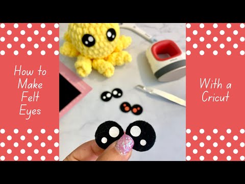 Making felt eyes is easy and an awesome seller! #crochet